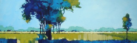 Hollands landschap HH318 / afmeting (B x L) 85 x 27,5 cm  Verkoopprijs € 395,00 